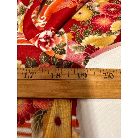 Vintage Naturally Petite Women’s Red Floral Top-Medium - Picture 7 of 8